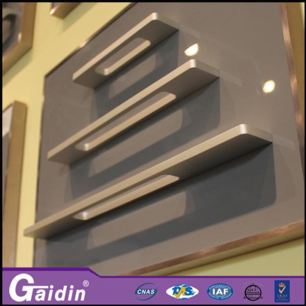 bedroom wardrobe powder coated contemporary foggy siver aluminum furniture