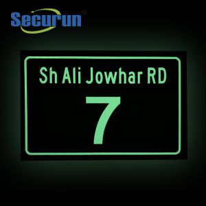 Antirust Scratchproof Reflective Street Number Signs High Visibility House