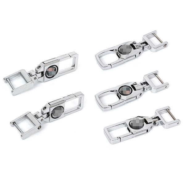Silver​ Durable Antirust​ Car Keyring Accessories Heavy Duty Carabiner Keychain