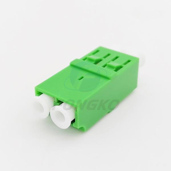 Buy Flangeless LC / APC Duplex Fiber Optic Adapter With Plastic Buckle at wholesale prices