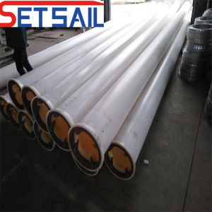 Customized Request HDPE Material Dredging Pipe with Flange Connection from
