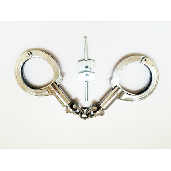 Buy Class Style Stainless Steel Handcuffs Anti Shear Cop Handcuffs at wholesale prices