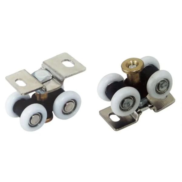 Buy Metal Hanging Wardrobe Closet Sliding Door Rollers Hardware Wheel at wholesale prices