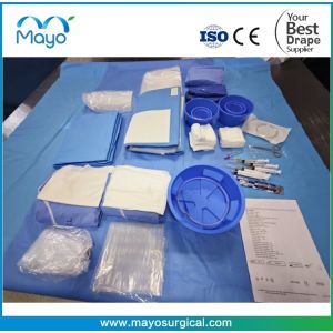 China Sterile Supply Cath Angio Kit With Drape Femoral Angiography on sale