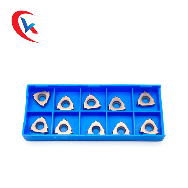 TGF32L200-R0.75 Customized Slot Width 3 Cutting Edges PVD Coating Left Hand Knife Carbide Grooving Inserts