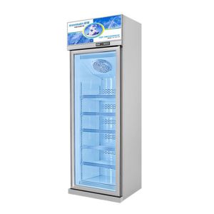 Commercial Visible Glass Door Freezer with 5 adjustable shelves