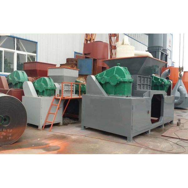 Buy Double Roller Shredder Wood Crusher Machine With Big Feeder Opening at wholesale prices