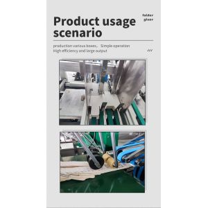 230m/min Working Speed Corrugated Double Side Machine with Side Glue Folding and