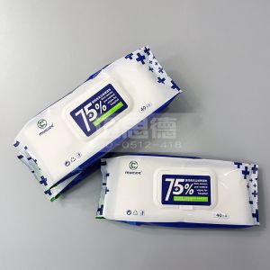 Global Agents Unscent Presaturated Cleanroom Wipes Nonwoven 40pcs Water Wet