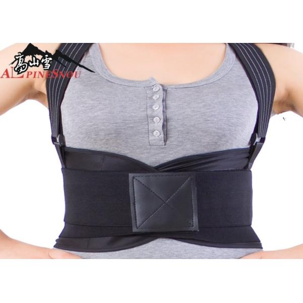 Buy Men And Women Waist Back Support Belt With Double Elastic Orthodontic PP Strips at wholesale prices