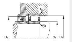 Brass Cage Cylindrical Single Row Roller Bearing N232 NF232 ISO9001 Certification