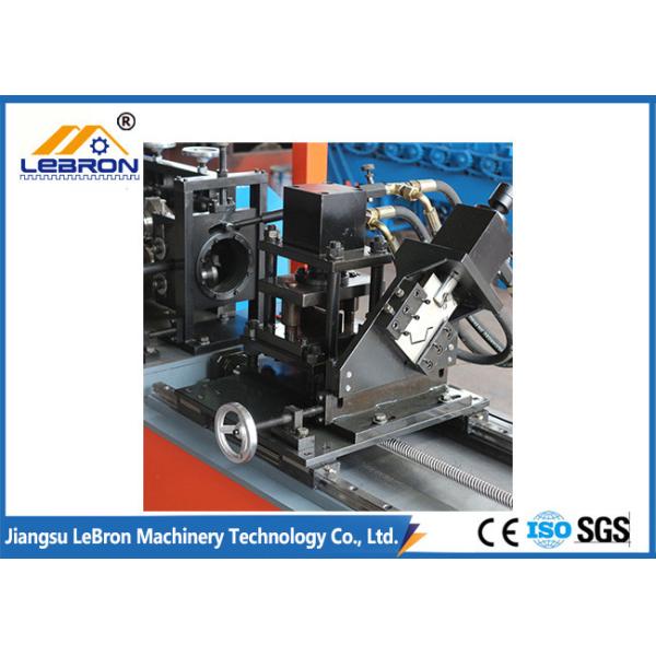 PLC Control Steel Door Frame Machinery 32Mpa Yield Strength 18 Roller Stations