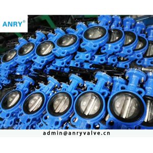 Water Stainless Steel Butterfly Valve SS304 Disc PN16 Wafer Type Butterfly Valve