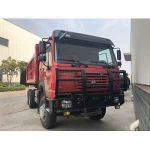 HF9 Drum 300L Howo 6x4 Dump Truck With Military Bumper