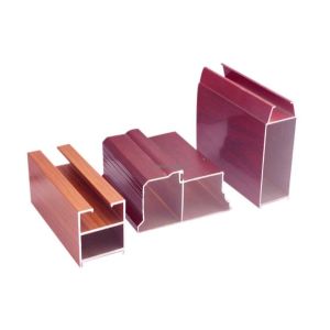 Aluminium Profiles Wood Effect Powder Coating , Decorative Modern Powder Coating