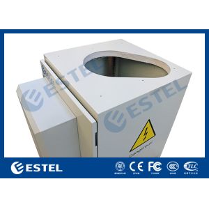 Anti - Corrosion Pole Mounted Cabinet With Shaped Hole Full Protection