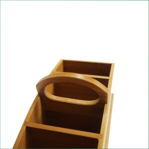 bamboo sauce wine bottle holder