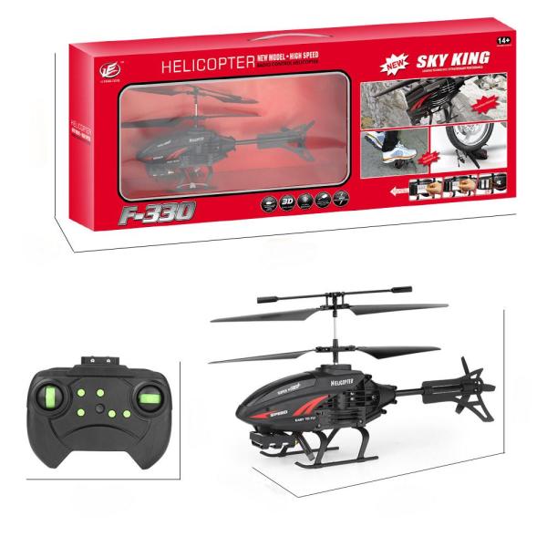 Experience the Thrill of Flying with the F330 Mini Helicopter USB Rechargeable and LED Light-Up