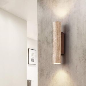 Modern Simple Luminous Marble Wall Lamp Home Staircase Hotel Villa Bedroom Lamp
