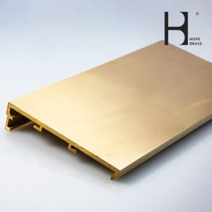 China 6m Long Stair Edge Brass Extrusion Profiles SGS Certification on sale