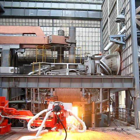 Electric Arc Furnace Welded Steel Melting Furnace 1600-1800℃ Lining Structure
