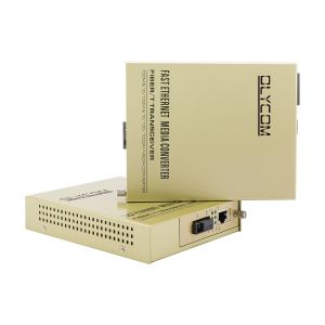 WDM Media Converter 100Mbps Rack Mount Fiber Copper Extender Unmanaged