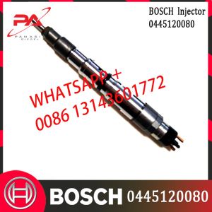 Common Rail Fuel Injector 0445120080 For DAEWOO DOOSAN DL06S 65.10401-7004A