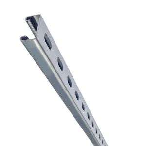 SS304 Slotted Metal Strut Channel Unistrut 41mm Galvanized C Channel