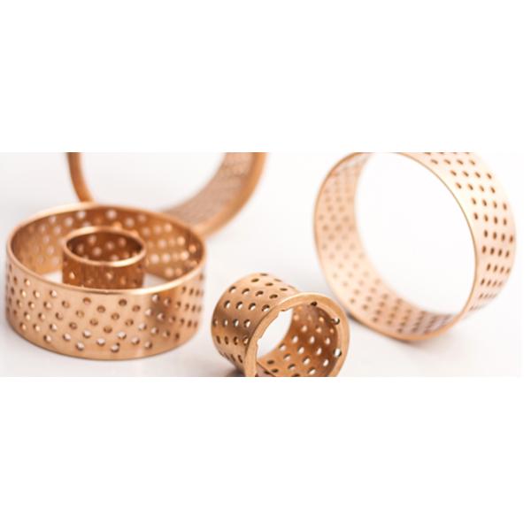 Wrapped Bronze Bushing, Flanged Size lubrication pockets