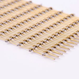 Brass Anodizing Architectural Metal Mesh Fabric For Filtration Applications