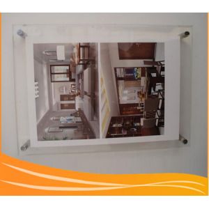 Quality Customize different size wall-mounted acrylic poster frame for sale
