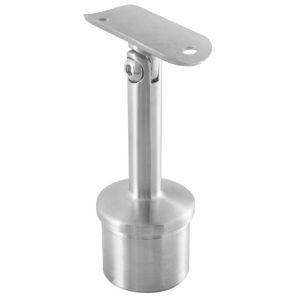 Indoor / Outdoor Stainless Steel Railing Components , Adjustable Post Mounts
