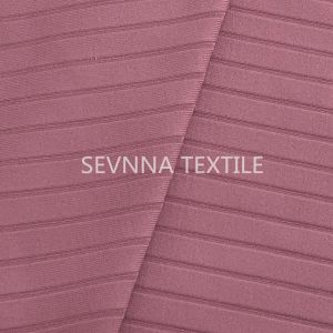 Eco Ribbed Spandex Lycra Recycled Swimwear Fabric 140cm Width