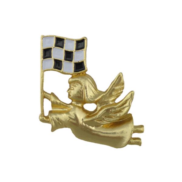 Buy Die Spinning Full Relief 3D Pewter Lapel Pins with Butterfly Clutch, Gold Plating at wholesale prices