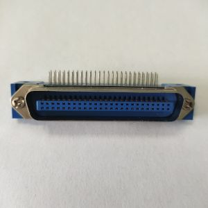 2.16mm pitch 24 Pin Centronic Plug Right Angle PCB 50pin Connector Certificated