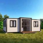Fast Build Standard Double Wings Folding Expandable Container House Movable