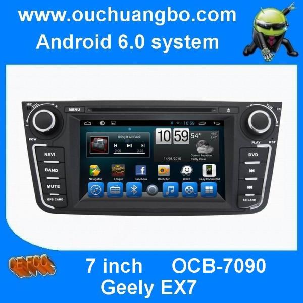 Buy Ouchuangbo car raadio dvd for Geely EX7 with 1080P HD video decode playing android 6.0 at wholesale prices