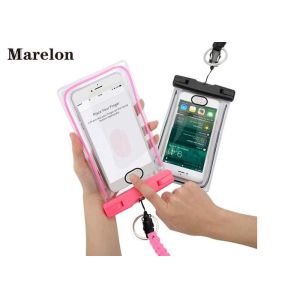Transparent Swimming Waterproof Cell Phone Cases With Lanyard Strap