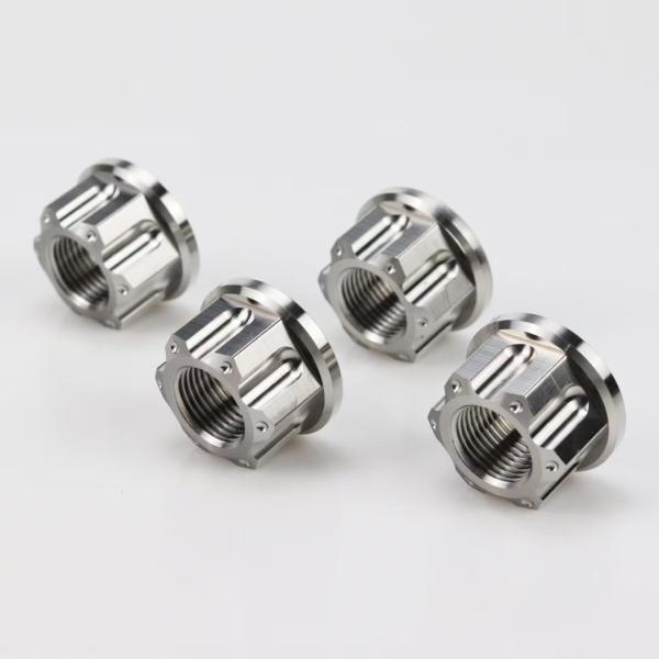Buy Customized Titanium Flange Nut with 6 points for Automobile Bicycle Modification at wholesale prices