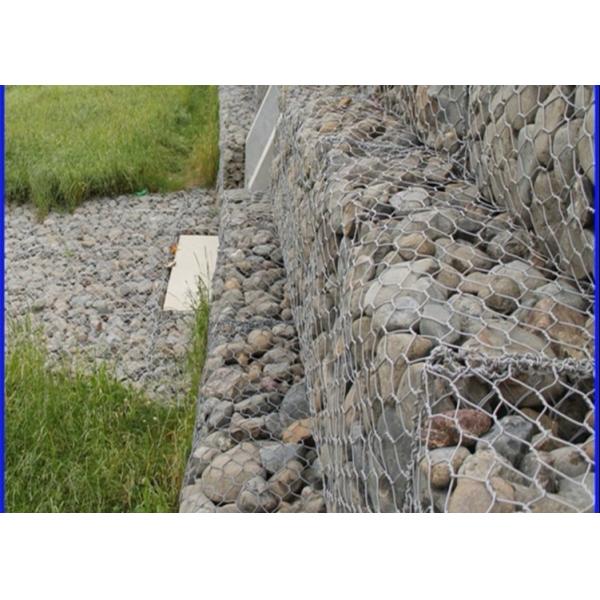 Buy 2m X 1m X 1m With 80X 100mm Opening Size Hexagonal Woven Wire Mesh Gabion Box at wholesale prices