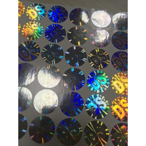 Custom design secure label packaging / shining 3D hologram label / adhesive