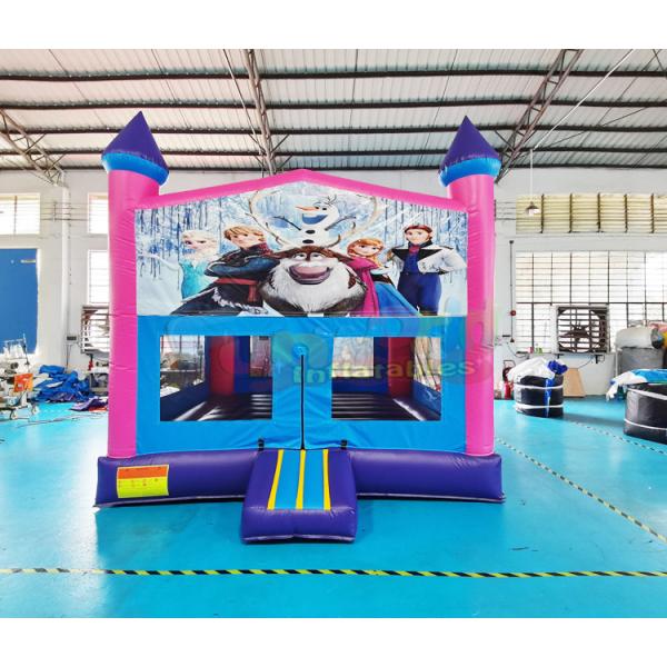 Buy Plato Inflatable Bounce Houses Backyard Frozen Kids Bouncy Castle at wholesale prices