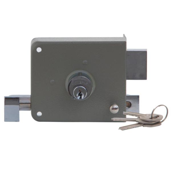 Iron Material House Door Security Locks Customized Finish With 3 Normal Keys