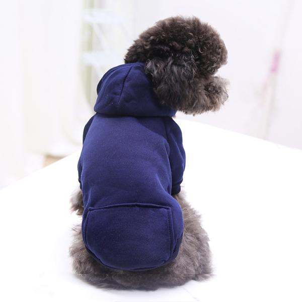 0.1kg Pets Wearing Clothes Blank Woven Logo Puppy Pet Fleece Plain
