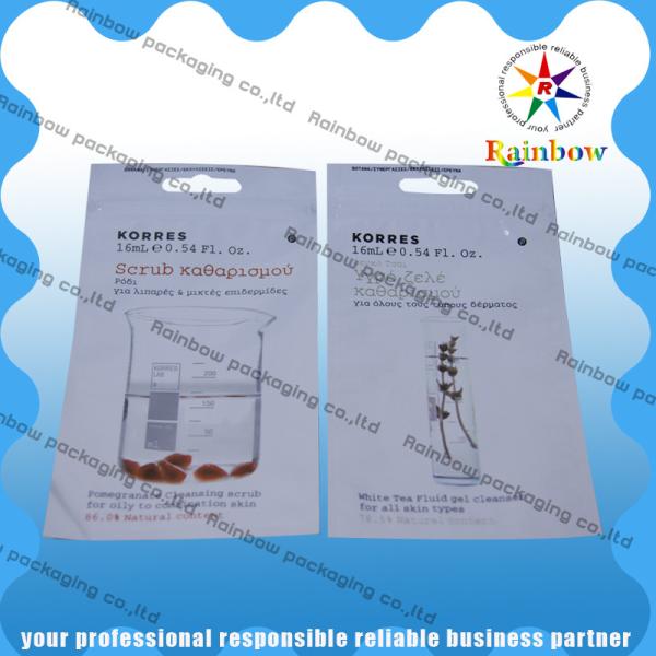 Buy Korres Comestic Packaging Bag With Clear Window And Handle Hole at wholesale prices