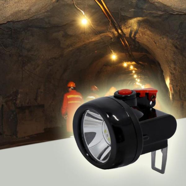 Portable LED Mining Cap Lamp 3500lux IP65 50000h Lifespan