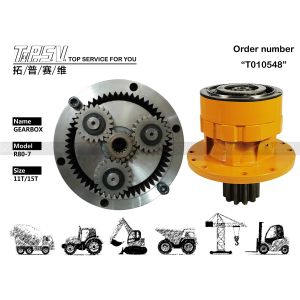 Black Excavator Final Drive Assembly With Custom Colors R80-7 31N110140