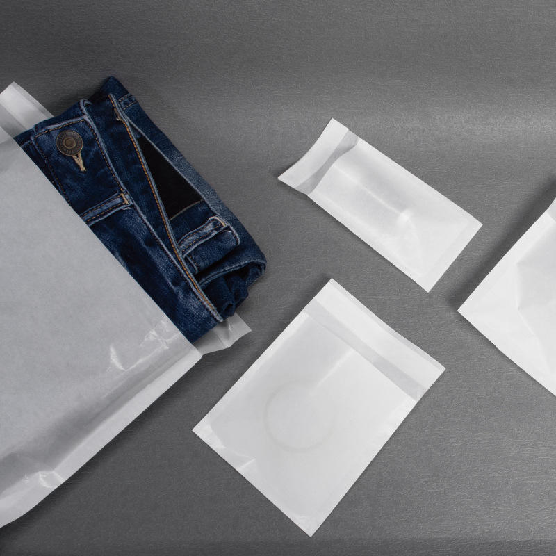 100%biodegradable Eco Friendly Glassine Paper Bags Used for Clothing Electronic