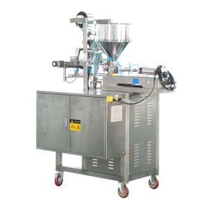 Ketchup Piston Liquid Filling Machine Small Chilli Sauce Volumetric Filling