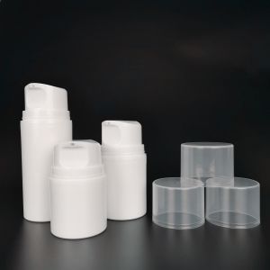 Quality Personal Care White Plastic Lotion Airless Pump Bottle for sale